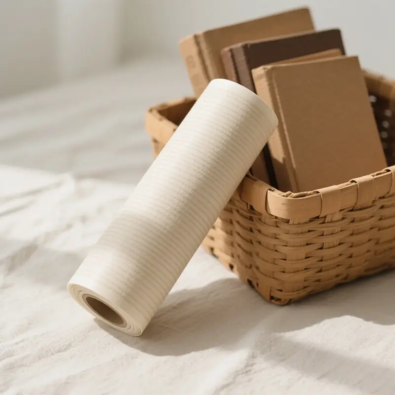 Durable Wood Grain PVC Decorative Film