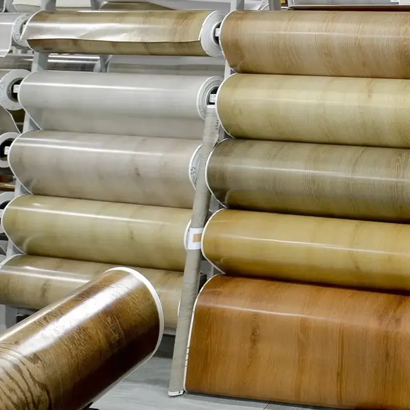 Filme de decorare a culorilor din PVC pentru laminarea pe podelele WPC